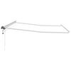 vidaXL Awning Frame with LED Strip Lights White 500 x 300 cm Aluminium