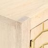 vidaXL TV Cabinet Gold 120x30x40 cm Solid Mango Wood