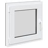 vidaXL Basement Window "RISOR" 50x50 cm Tilt&Turn DIN Left Anthracite
