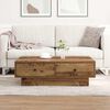 vidaXL Coffee Table Old Wood 90 x 90 x 28 cm Engineered Wood