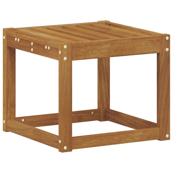 vidaXL Stool Bench Natural 43 x 43 x 37 cm Solid Acacia Wood