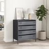 vidaXL Sideboard Anthracite 68x39x73.5 cm Cold-rolled Steel