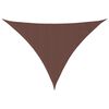 vidaXL Sunshade Sail Oxford Fabric Triangular 4x4x5.8 m Brown