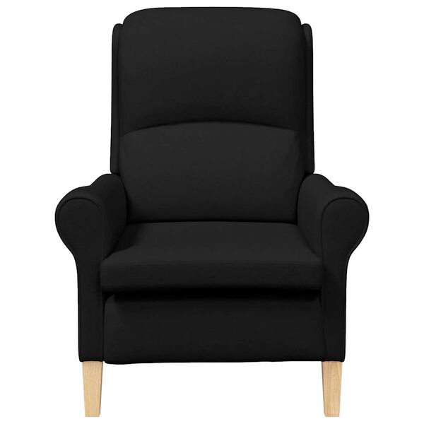 vidaXL Armchair Black 76 x 94 x 102 cm Fabric