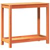 vidaXL Potting Table with Shelf Wax Brown 82.5x35x75 cm Solid Wood Pine