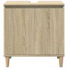 vidaXL Sink Cabinet Sonoma Oak 58x33x60 cm Engineered Wood