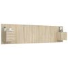 vidaXL Bed Headboard with Cabinets Sonoma Oak Engineered Wood