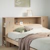 vidaXL Headboard with Storage 135 cm Solid Wood Pine
