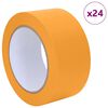 vidaXL Painter Masking Tapes 24 pcs Yellow 50mm x 50m Paper