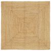 vidaXL Area Rug Beige 120 x 120 cm Jute