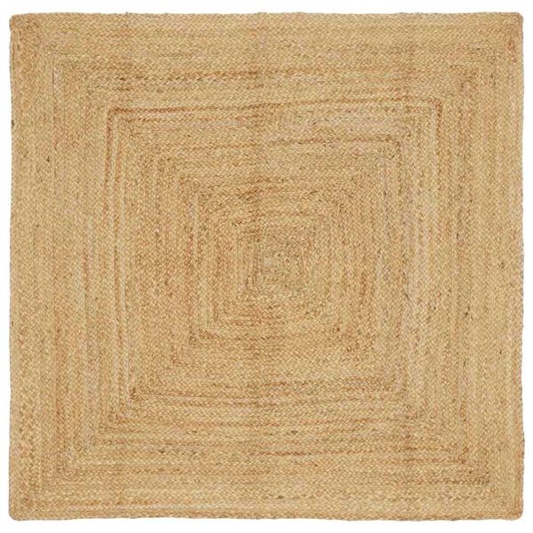 vidaXL Area Rug Beige 120 x 120 cm Jute