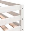 vidaXL Kids' Loft Bed with Tunnel without Mattress White&Black 90x190cm