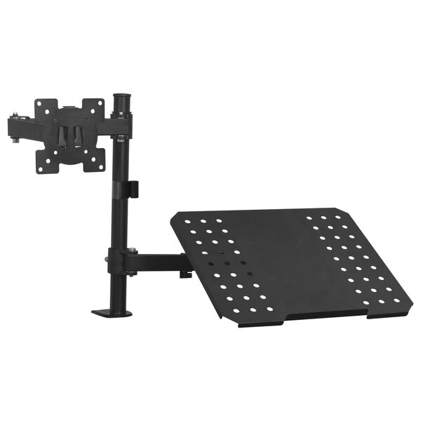 vidaXL Monitor Laptop Dual Desk Mount Bracket 13"-23"