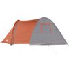 vidaXL Family Tent Dome 6-Person Orange Waterproof