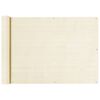 vidaXL Balcony Screen Cream 75x500 cm HDPE