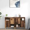 vidaXL Sideboards 2 pcs Old Wood 60 x 35 x 70 cm Engineered Wood