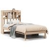 vidaXL Bookcase Bed without Mattress 90x190 cm Single Solid Wood Pine