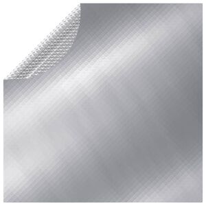 vidaXL Pool Cover | Silver | PE (polyethylene) with air chambers