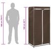vidaXL Wardrobe Brown 75x50x160 cm
