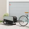 vidaXL Bike Trailer Black and Grey 45 kg Iron