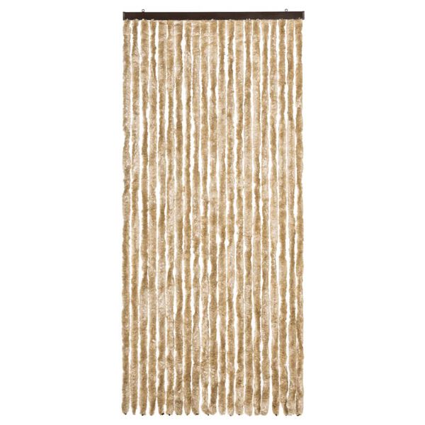vidaXL Insect Curtain Beige 90x200 cm Chenille