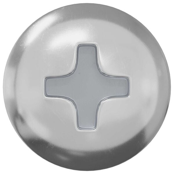 vidaXL Screw 12 pcs Silver 9.8 x 35 mm Iron