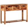 vidaXL Console Table 110x35x75 cm Solid Wood Acacia