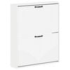 vidaXL Wall-Mounted Shoe Cabinet HOORN 71 x 17 x 86 cm Engineered Wood