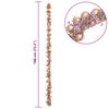 vidaXL Christmas Ball Garland Rose Gold 186 cm Polystyrene