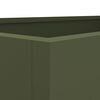 vidaXL Planter Olive Green 62x40x39 cm Steel