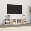 vidaXL TV Cabinet White 156x40x40 cm Solid Wood Pine