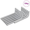 vidaXL Hex Key 1800 pcs Silver 32 x 86 mm Steel