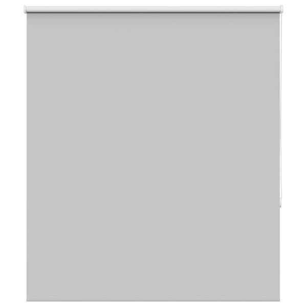 vidaXL Roller Blind Blackout Light Grey 120x150 cm Fabric Width 116.6 cm Polyester