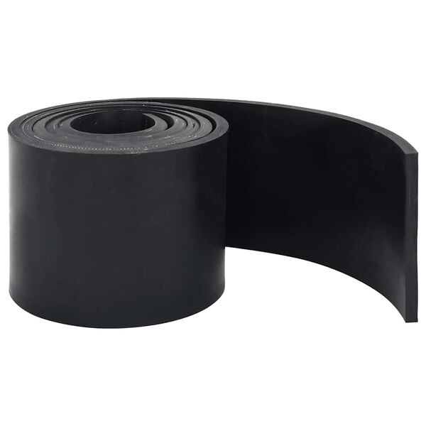 vidaXL Rubber Edge for Snow Plow Black 300x15x1 cm