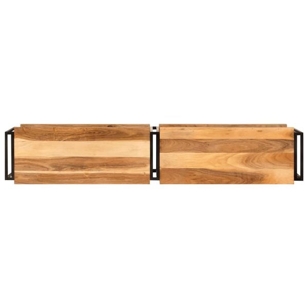 vidaXL TV Cabinet 160x30x40 cm Solid Wood Acacia