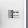 vidaXL Access Panel 2 pcs White 23 x 23 x 3 cm Steel