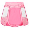 vidaXL Children Play Tent with 250 Balls Pink 102x102x82 cm