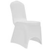 vidaXL Chair Cover Stretch White 12 pcs
