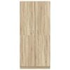 vidaXL Wardrobe Sonoma Oak 90x52x200 cm Engineered Wood