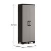 Keter Storage Cabinet with Shelves Pro Black and Grey