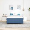 vidaXL Bed Frame Blue 160 x 200 cm Corduroy fabric