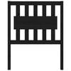 vidaXL Bed Headboard Black 80.5x4x100 cm Solid Wood Pine