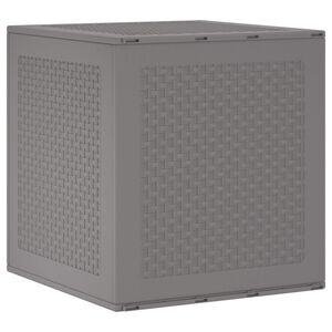 vidaXL Storage Box Light Grey 55 x 53 x 57 cm Polypropylene