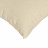 vidaXL Sofa Pillows 2 pcs Cream 70 x 50 cm Fabric