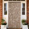 vidaXL Insect Curtain Beige and Light Brown 90x200 cm Chenille