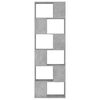 vidaXL Book Cabinet Room Divider Concrete Grey 60x24x186 cm Engineered Wood
