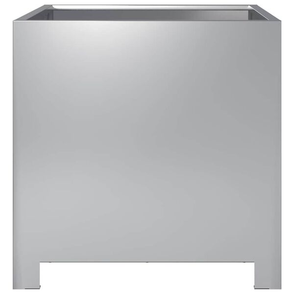vidaXL Garden Planter 40x40x40 cm Galvanised Steel