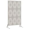 vidaXL Privacy Screen Grey 100 x 50 x 180 cm Steel