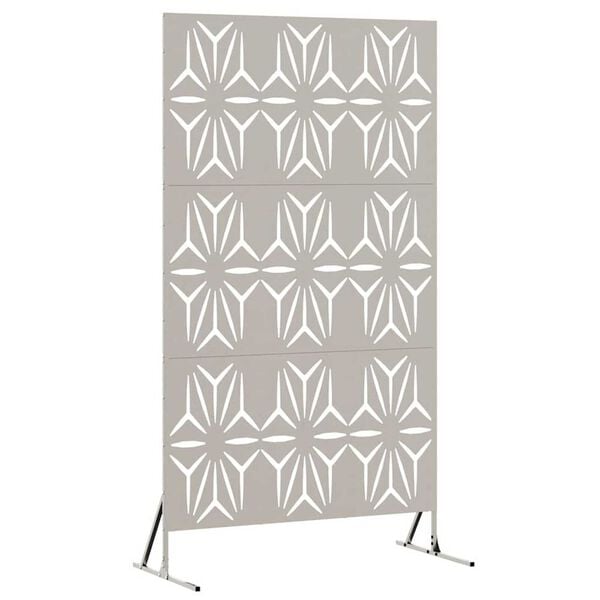 vidaXL Privacy Screen Grey 100 x 50 x 180 cm Steel