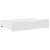 vidaXL Under-Bed Drawers 2 pcs White 85x55x17 cm Solid Wood Pine